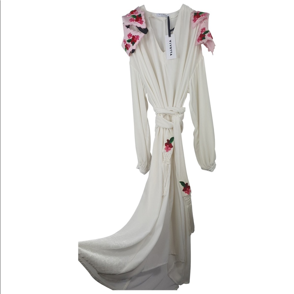 Vivetta Collar Capped Robe Dress